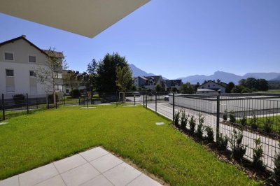 Moderne, sonnige Erdgeschoßwohnung mit Eigengarten und Tiefgarage