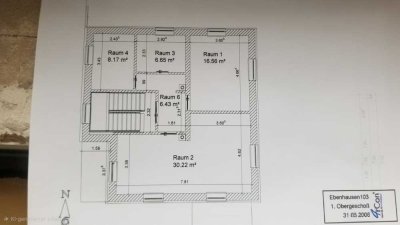 Helle 2-Zimmer-Wohnung in Oerlenbach-Ebenhausen mit Gartenmitbenutzung