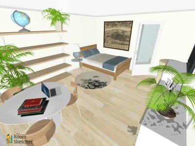 Frisch renoviertes Studenten-Appartement in Uninähe- neue Einbauküche, neues Badezimmer!!