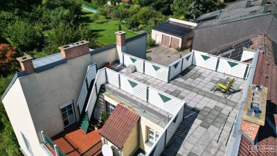 Herrschaftliche Villenetage mit 70 m² Dachterrassen in Wien-Mauer | ZELLMANN IMMOBILIEN