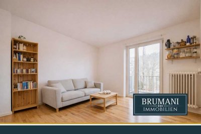 BRUMANI | Zentrale 2 Zimmer Wohnung mit Balkon, Einbauküche & Tageslichtbad in Freiburg-Wiehre