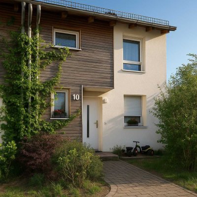 Reiheneckhaus mit idyllischen Garten, PV-Anlage & Luxus-Dachstudio in Karlsfeld (Prinzenpark)