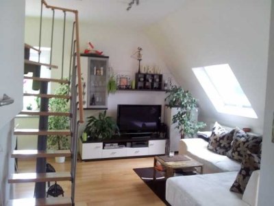sonnige Dachgeschosswohung mit Loggia in Biburg