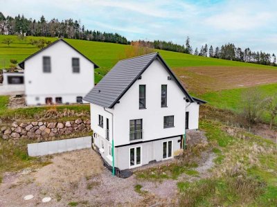 Neubauidylle mit Naturblick – 5-Zimmer-Traumhaus  wartet auf Fertigstellung