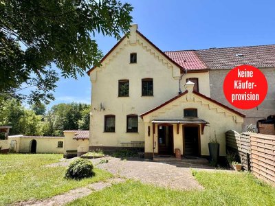 HORN IMMOBILIEN ++ idyllisches Zweifamilienhaus in Wrodow bei Neubrandenburg