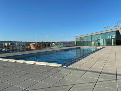 MODERNES WOHNERLEBNIS - BJ 2021 - 3 Zimmer - ca. 73m² gew. NFL - Balkon - Swimmingpool - Sauna -Fitnessraum - Garage (optional)