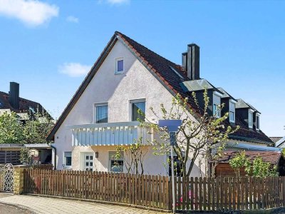 Gepflegte Doppelhaushälfte mit Garten und Einzelgarage in Ingolstadt-Etting