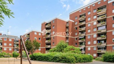 Gemütliche 2-Zimmer-Wohnung mit großem Balkon und Tiefgarage in ruhiger Lage