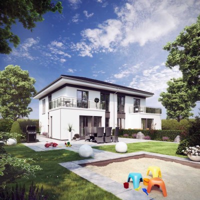 242 m² - Doppeltes Glück für zwei Familien im Zweifamilienhaus inkl. PV-Anlage und Küche