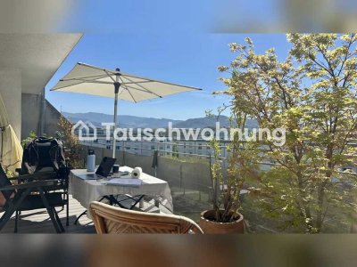 Tauschwohnung: 4 Zi.-Wohnung: 2 Balkone, ruhig, schöner Blick, 105qm