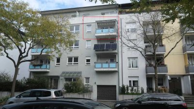 Helle 2 Zimmer Wohnung 59 qm mit Südbalkon, Rieselfeld, TG extra
