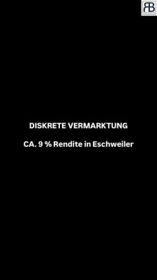 Attraktives Mehrfamilienhaus in Eschweiler mit Sollmiete von €166.453,15 und 8,34 % Rendite