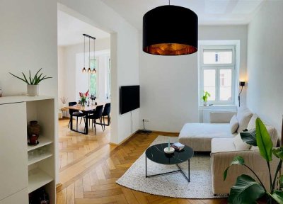 Charmante, renovierte 3-Zi.-Altbauwohnung mit Erker im stadtnahen Trendviertel (provisionsfrei!)