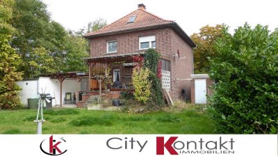 Freistehendes EFH mit 2 Garagen u. 614 m² Kaufgrundstück Münster-Nord