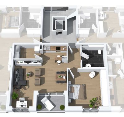 VORSCHAU | Schöne Eigentumswohnung mit 2 Zimmer und Loggia in Oldenburg / Bürgerfelde