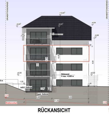 Eleganz trifft Natur: Ihr Neubau in der Nähe der Saarschleife. 3-Zi ETW Nr.4 mit 71,36m² im 1.OG