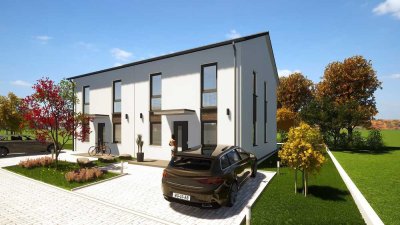 Lich: Neubau Doppelhaushälfte mit ca. 113 m² | KfW 55