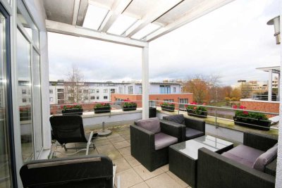 Junkersdorf - 2 Zimmer Penthouse mit großer Dachterrasse und Einbauküche - ab 01.07.2025 frei