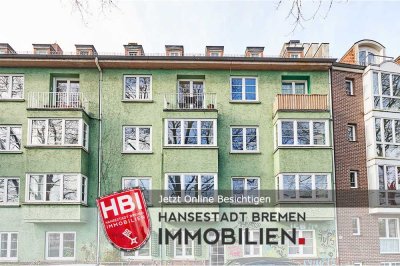 Alte Neustadt / Einzigartige 3-Zimmer-Wohnung mit zwei Balkonen und Blick auf die Kleine-Weser