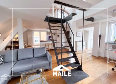 Neuwertige Maisonette-Wohnung mit großer Dachterrasse in unmittelbarer Nähe des Marienplatzes!