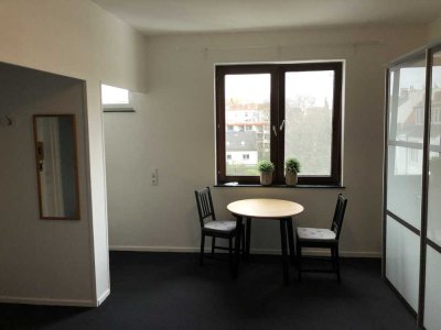 Schöne möblierte 1-Zimmer-Wohnung - hell, ruhig und zentral