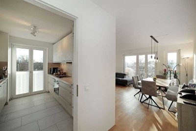 Hier ist ihre neue Familienwohnung - zwei Bäder und drei Schlafzimmer