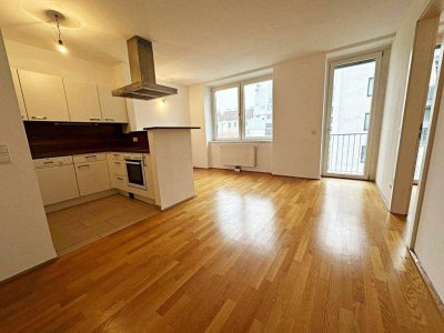 HUMBOLDTGASSE, U1 NÄHE, 76 m2 Neubau inkl. 4 m2 Loggia, Wohnküche, 2 Zimmer, gefördert, 2. Liftstock