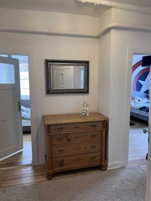 Geräumige, möblierte 4 Z 100m2 Kaffeemühle mit Garten und Garage