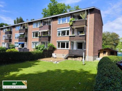 Anschauen - Anstreichen - Einziehen. Eine modernisierte 3-Zimmer-Wohnung mit Balkon wartet auf Sie..