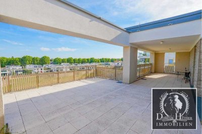 Penthaus-Rheinblick in Ludwigshafen Süd mit riesiger Terrasse + zzgl. 2 Tiefgaragenstellplätze
