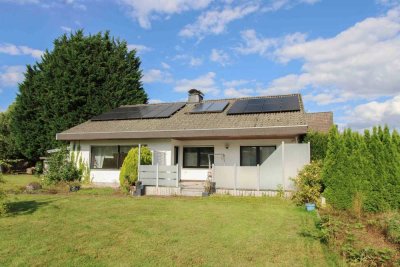 Begehrt! Bungalow mit PV-Anlage & weiterem Baufenster - wohnen auf einer Ebene