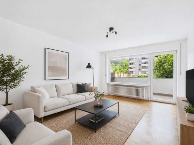 SITULI: Attraktive 2-Zimmer-Wohnung mit Templer-Kloster-Blick und Isarnähe