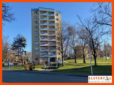 2-Raum-Wohnung mit Einbauküche, Aufzug, Balkon, Bad mit ebenerdiger Dusche!