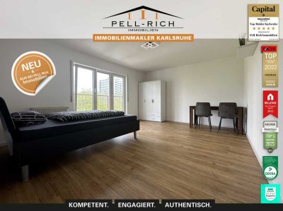 ERHOLUNG: Gepflegte und vollmöblierte Mietwohnung inkl. Stellplatz in Top-Lage von Karlsruhe