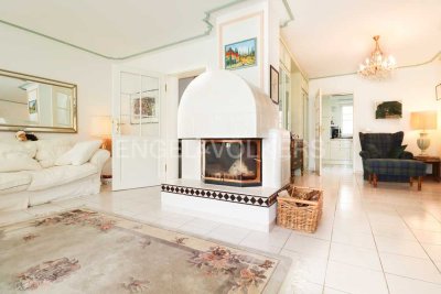 Wohlfühl-Doppelhaushälfte mit Sauna, Balkon & Kaminromantik