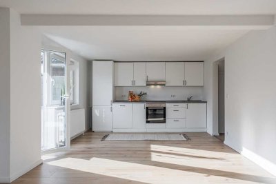 Frisch modernisierte 2-Zimmer-Wohnung mit Terrasse & Garten in ruhiger Lage von Fockbek