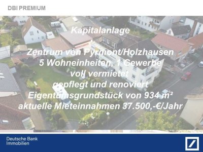 Kapitalanlage – Herzen von
Holzhausen/Pyrmont 5WE/1GE