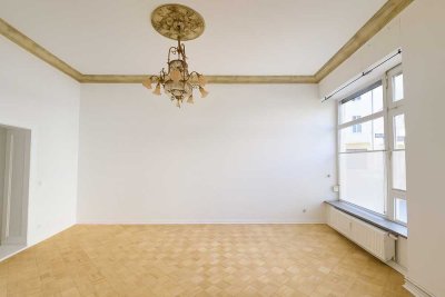 Potentielle 3-Zimmer Stuckaltbauwohnung im Kiez der Roten Insel - renoviert und modernisiert