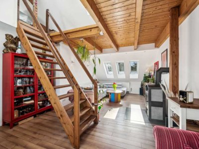 Moderne 3,5-Zimmer Maisonette Dachgeschosswohnung mit offener Galerie im Zentrum von Hagen