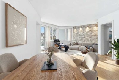 Penthouse-Feeling: Charmante Maisonette in sonniger Dachlage
