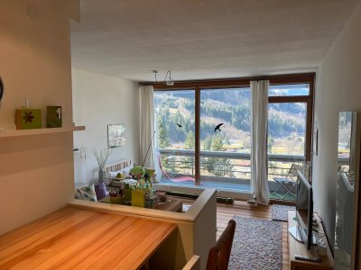 Loft- Wohnung mit GOLFPLATZBLICK Hochwertig generalsanierte Ferienwohnung (2. Wohnsitz) in herrlicher Aussichtslage. Zwischen Hofgastein und Bad Gastein gelegen.