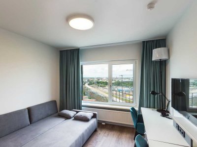 Mitte Möblierte Neubau Studio mit Fitness Studio und Concierge