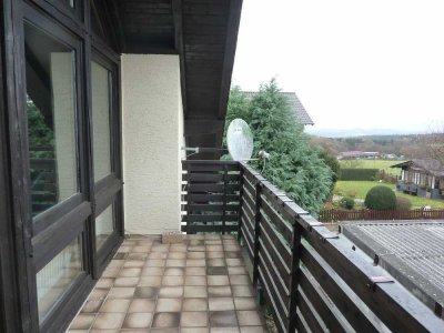 Gemütliche Landhauswohnung mit Traumblick vom Balkon!