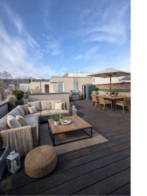 Stilvolle 3-Zimmer-Wohnung mit großer Dachterrasse