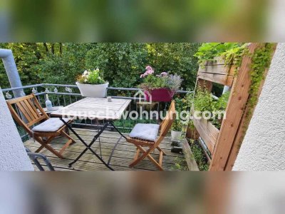 Tauschwohnung: 2-Zimmerwohnung im Südviertel mit Balkon und Blick ins Grüne