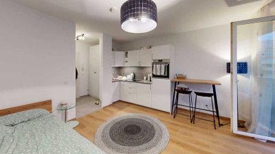 Top Vermietete Möblierte 1 Zimmer Wohnung mit Balkon / Kapitalanlage