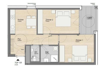 Moderne 2,5-Zimmerwohnung (WG tauglich) in Pradl zu vermieten
