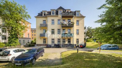 Großzügige Wohnung im sanierten Altbau mit 2 Balkonen und Stellplatz in Löbtau-Nord