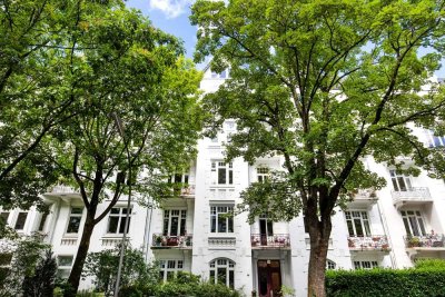 Einmalige Chance - Garten, Büro und Wohnung - Alles in Einem in Toplage von Eppendorf