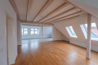 Zentrum-Südost! Wunderschöne 5 Zi. Whg., Parkett, 2 Bäder, Gäste WC, AK, Dachterrasse!!!